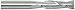 End Mill, 3/8" Dia, 1-3/4" Cut, Carbide