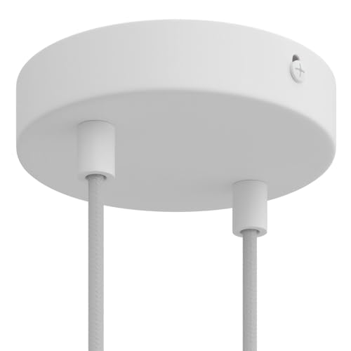 creative cables - Zylindrischer 2-Loch-Lampenbaldachin Kit aus Metall -...