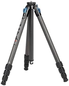 SIRUI ST-124 Carbon Fiber Tripod with Triangular Centre Column, Waterproof, Travel Tripod for Cameras, 4 Sections, 62.2inch, Load 26lbs