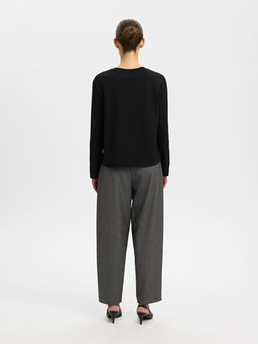 Slfessential Ls Boxy Tee Noos Selected Femme en coton - 3