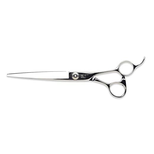 Yasaka Japanese Beauty Shears / Scissors SK-7.0 - 7 in Even Handled Shear - Permanent Finger Rest and Easy Click Dial Tension Adjustment