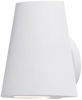 Maxim Mini-6W 1 LED Outdoor Wall Lantern-5 Inches Wide by 6.25 inches high-White Finish