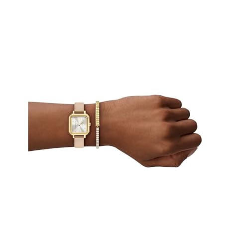 Image of Armani Exchange A|X Women's Watch, Square Three-Hand Stainless Steel Watch for Women