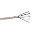 Cable Central LLC (5 Pack) Shielded Plenum Security Cable, White, 22/6 (22 AWG 6 Conductor), Stranded, CMP, Pullbox, 500 Feet