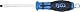 BGS Schraubendreher 7919, Schlitz 6x100 mm mit Au�en-6-kant