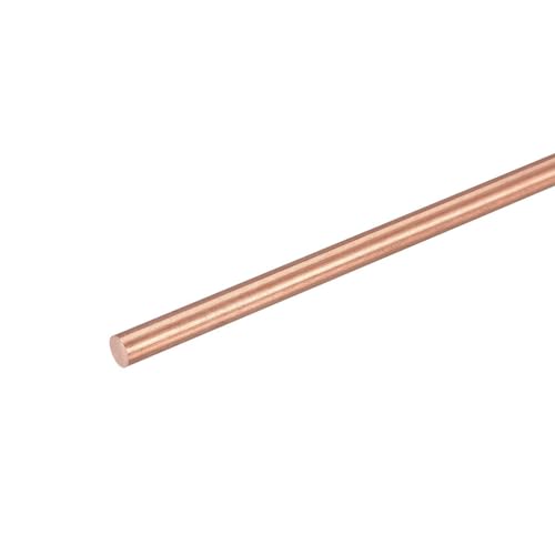 Generic 4mm Dia. 100mm Length Solid Copper Round Rod Lathe Bar Stock for DIY Craft