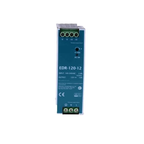Alimentation Rail DIN EDR-120-12 originale de 120W 12V 10A