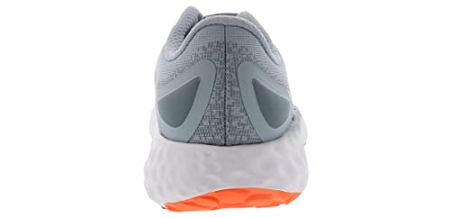 New Balance New Balance Men's Fresh Foam EVOZ V2 Running Shoe, Cyclone/Vibrant Orange/Vibrant Apricot, 11 Medium US