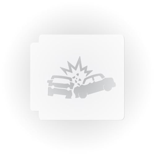 Car Crash 783-E888 Stencil (9 inch)