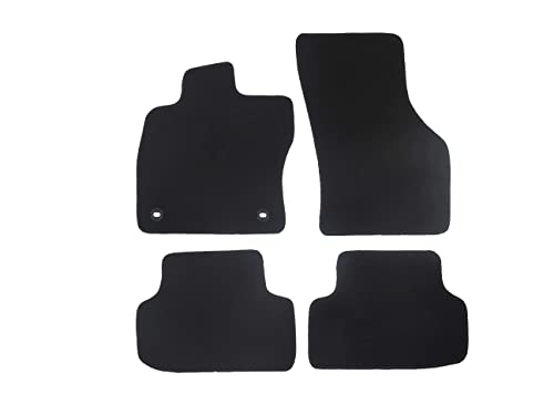Alpha-Tex Fußmatten-Set für Toyota Aygo, Typ B4, KGB4 (Baujahr 2014-2024), Hit schwarz | 4-TLG |...