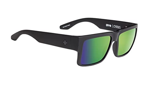 Spy Cyrus Happy Lens Polarized 673180374861 Matte Black Green Lenses3