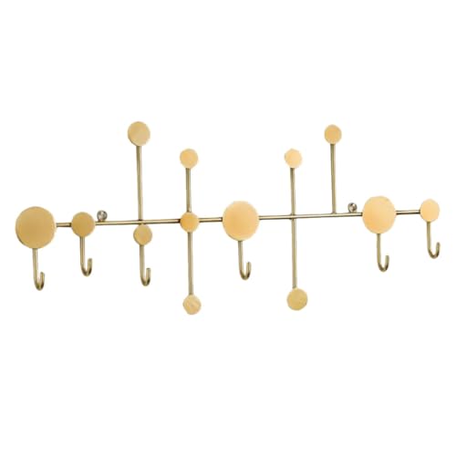 ULTECHNOVO Percha Gancho Para Colgar De Hierro Gancho Multifuncional Sin Clavos Para Colgar Sombreros Toallas y Otros Artículos De Decoración El Hogar Para Usar Pared Individual