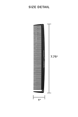 Cricket Carbon Hair Comb (Various Styles) C-25 Multi Purpose AD