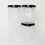  TUPPERWARE Eidgenossen Circular 1x 890ml + 2X 440ml Vorratsdose Trockenlagerung + Kühlschrank vergiss Mich Nicht