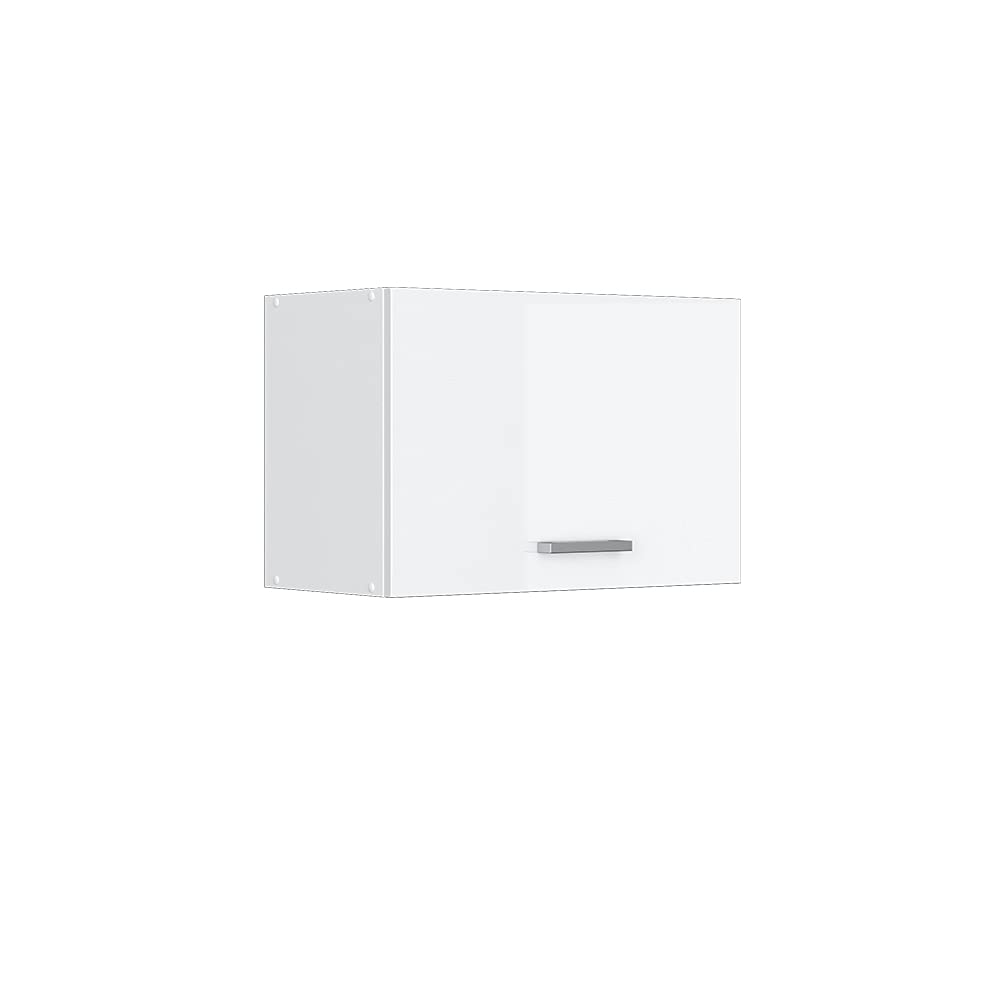 Vicco Pensile da cucina R-Line, Bianco lucido, 60 cm Piatto, per la libera combinazione all'interno di sistemi cucina modulari