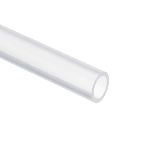 Image of TOP-VIGOR Silicone Tube 10mm ID x 14mm OD 1m / 3.28ft Length, Flexible Silicone Rubber Tubing Water Air Hose Pipe for Pump Transfer Clear