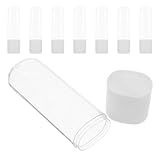 TEHAUX Wasserflosser Aufbewahrungsbox 8 Stück mit Staubschutzkappen Transparenter Mundduschenaufsatz Organizer aus Leichtem Kunststoff Praktisches Reiseetui für Tägliche Mundpflege