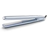 BaByliss Hydro Fusion Gl&auml;tteisen mit dualer Ionen-Technologie mit Anti-Frizz Effekt, Haargl&auml;tter mit 5 Temperaturstufen f&uuml;r jeden Haartyp, Abschaltautomatik und schnelles Aufheizen, ST573E, Blau