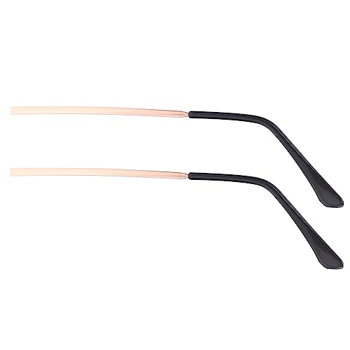 POPETPOP Sunglasses Replacement Temple Eyeglasses Temple Replacement: Metal Eyeglasses Arm Glasses Sleeve Retainer Sunglasses Glasses Eyewear for Replacement Metal Temples