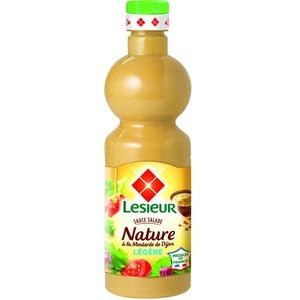 Lesieur Sauce Salade Nature Moutarde de Dijon Legere 50cl (Lesieur Original Salad Sauce/Vinaigrette Light With Dijon Mustard 50cl)