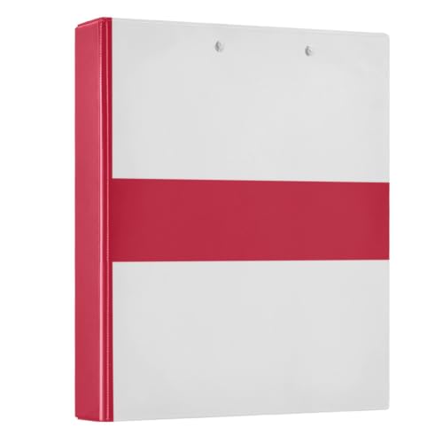 Classeur D 3,8 cm Peystean avec porte-bloc intégré et couverture rigide motif drapeau de l'Angleterre