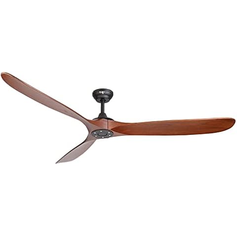 reiga 178cm Walnut Ceiling Fan with Remote Cover