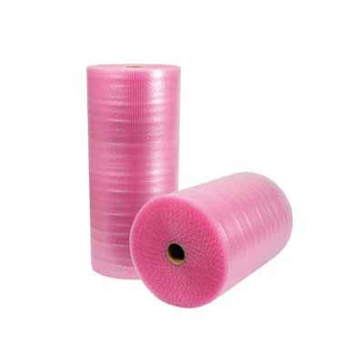 Luftpolsterfolie, 3-lagig, 1000mm breitx50lfm, 100µ, rosa, antistatisch, 1 Rolle