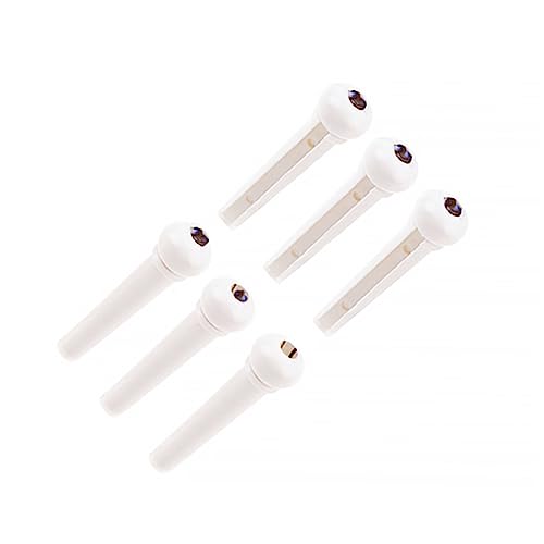 GOOHOCHY ギター ペグ プラスチック弦 2セット 交換簡単 強化されたサウンド フォークアコースティックギターに最適 6個*2