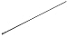 Sealey AK5536 M10 x 800 mm 1/2-inch Sq Drive Extra-Long Spline Socket Bit, Silver