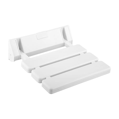 Siège pliable de luxe teck blanc banc mural ergonomique