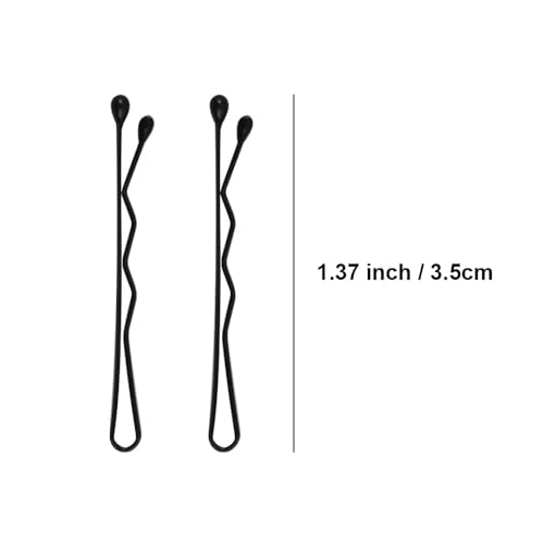 Maorulu Mini Bobby Pins Black With Cute Case, 200 Ct 1.38 Inch Small Hair Bobby Pins For Buns thumb #4