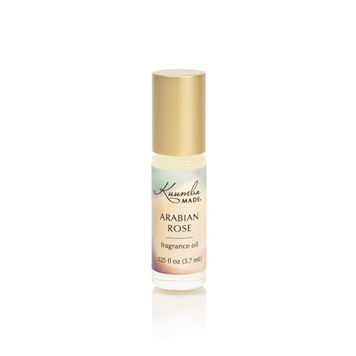 Kuumba Made Arabian Rose Fragrance Oil Roll-On 0.125 fl oz (3.7ml) | Rollerball Perfume | Alcohol Free