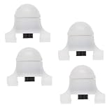 Cabilock 4 Stück LED Angelalarmlampen mit Induktion, Leichtes Kunststoff