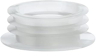 Merriway BH02930 Flush Pipe Inlet Pan Connector, Clear