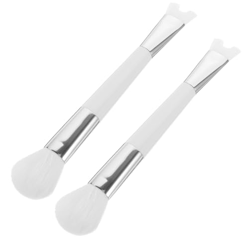 Healeved Nose Contour Makeup Brush Set 2pcs Blush Brush and Professional Makeup Tools for Face Eye Nose Portable and Easy to Use