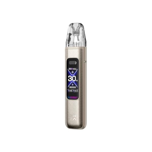 OXVA Xlim Pro 3 Pod – 35W, Batería Integrada 1500mAh, Pantalla OLED, Carga Rápida USB-C, Compatible con Cartuchos Xlim y Diseño Compacto de Alto Rendimiento (Titanium Silk)