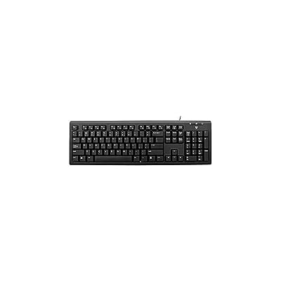V7 Wired Keyboard with U.S. layout, Black - KU200US