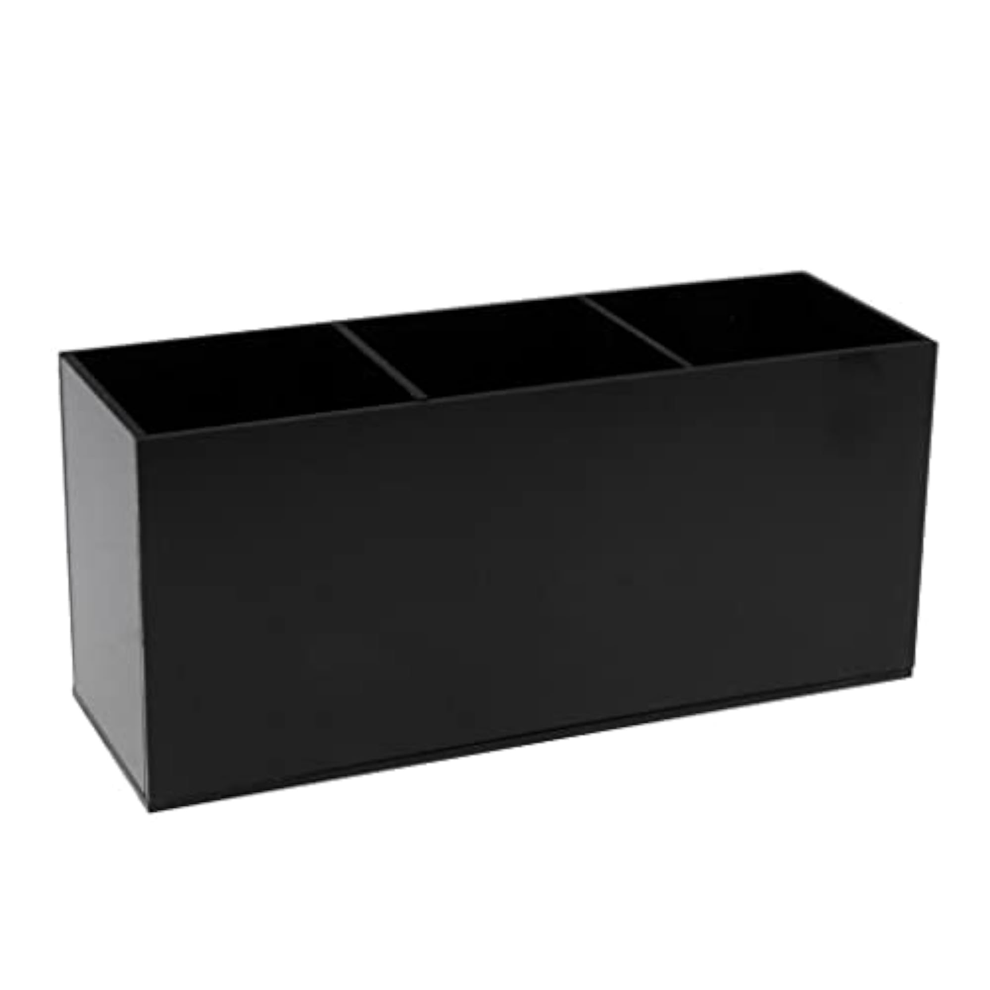 3xBlack Acrylic Brush Organizer Holder