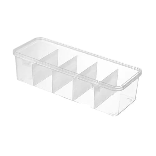 Organisateur de câbles bureau plastique - Lot de 2 boîtes de rangement 5 grilles