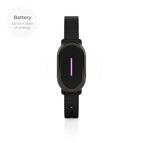 BOND TOUCH 4 Long-Distance Relationship Smart Bracelet for Couples to Feel Connected (1 Unit) Long Battery Life, Bluetooth Connection, Haptic Vibration, Compatible with iOS and Android (Black)3