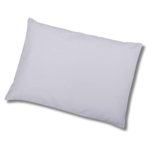 子ども用枕 思いやり枕 29×39p 洗える 首 負担軽減 しっかり支える 頭にフィット 吸水性 吸湿性 カバー付き 日本製 キッズ こども 子供 幼児 保育園 小学生 Living in peace 【通常わた・綿100%・ライトブルー】