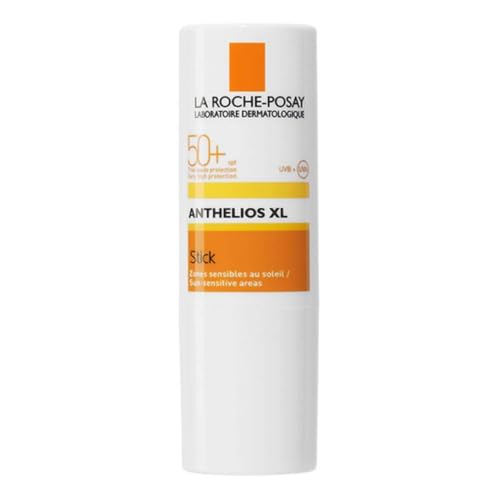 La Roche Posay, Anthelios Stick Zonas Sensibles SPF 50+, Protector Solar para Rostro y Labios, Enriquecido con Agua Termal y Glicerina, Para Todo Tipo de Pieles, 9 g