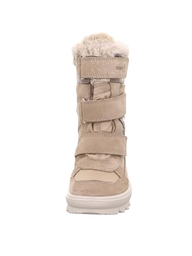 Girl's Modern Snow Boot, Beige 4000, 2 UK Wide2