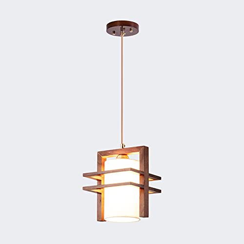 Luminaire suspendu en tissu esprit japonais pour couloir
