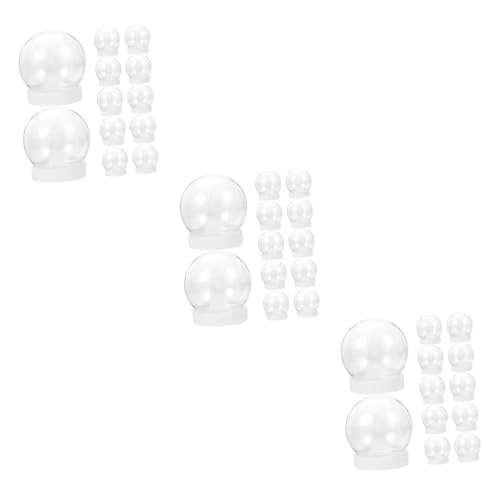 Plástico para globos de Navidad LABRIMP: 36 piezas transparentes para adornos personalizados 2