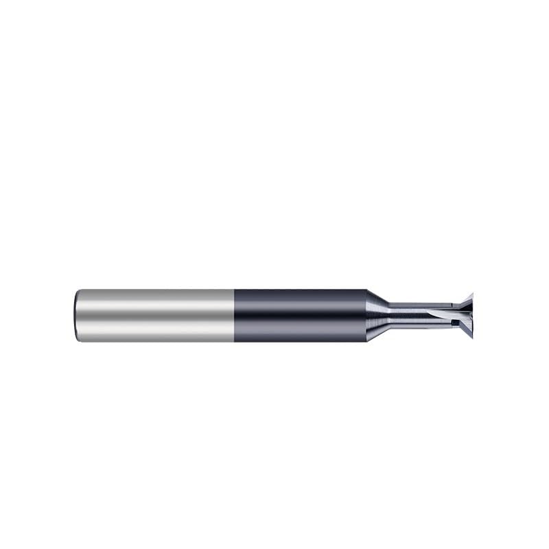 Fresa de cola de milano de carburo de tungsteno de 45 grados for mecanizado de acero, 1 pieza(D7x45x3.5x10x60)