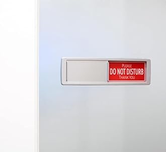 Green & Red Please Do Not Disturb Sign, Welcome Please Knock Office Decor, Do Not Disturb Door Hanger Sign Alternative, In a Meeting Signs for Office Doors, 7x2 Meeting in Progress Signs