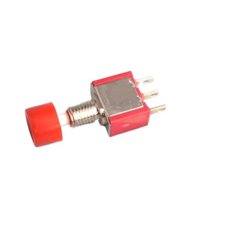 Interrupteur à bascule momentané PS-102 noir bouton poussoir 6 mm