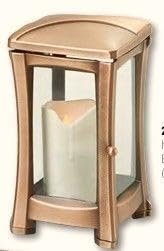 Lanterne funéraire en bronze et lampe de cimetière pour la Toussaint