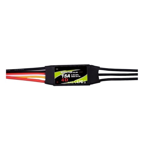 15A �u���V���X ESC 32 �r�b�g G2 2-4S 6V/3A SBEC �o�����X�s�[�h�R���g���[���[ Mantis �X�����V���[�Y���� F3P 3D/4D �󒆃n�[�h�E�F�A 1PC(15A ESC)